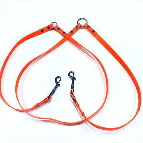 5/8``wide dog leash with 2 snap hooks